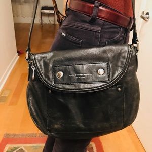 Marc by Marc Jacobs black leather bag, Can be worn shoulder or crossbody.
